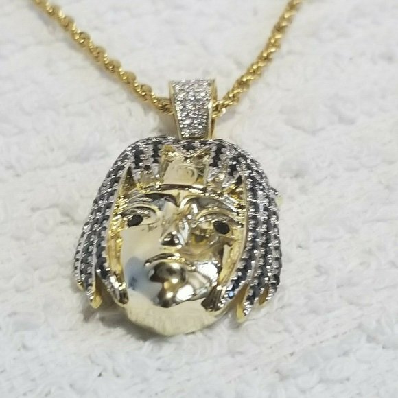 BRASS NARUTO PENDANT WITH  2 MM 20" ROPE C… - Picture 2 of 8